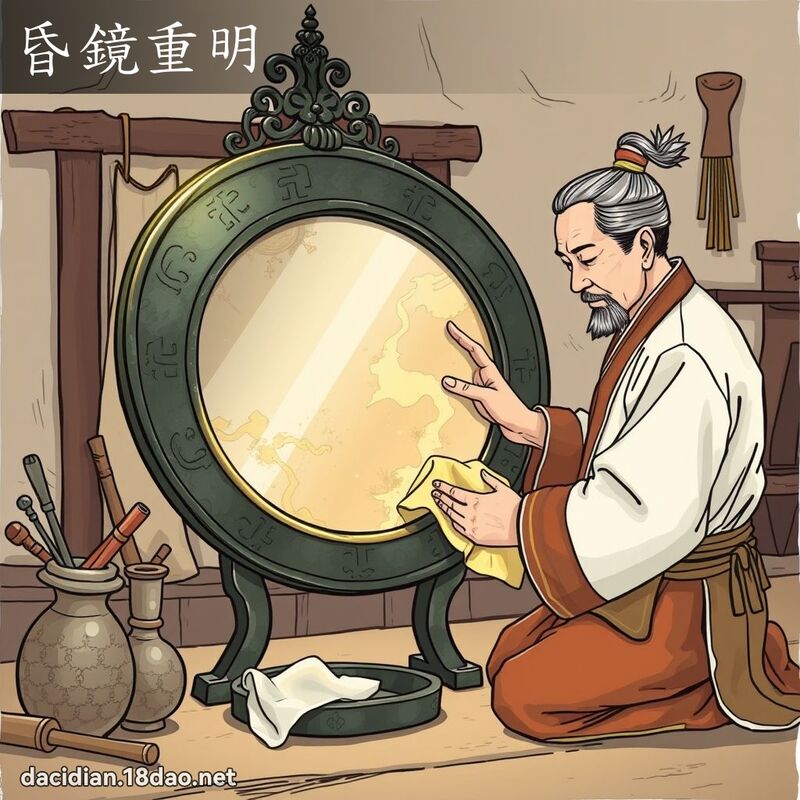 昏鏡重明 - 國語大辭典配圖