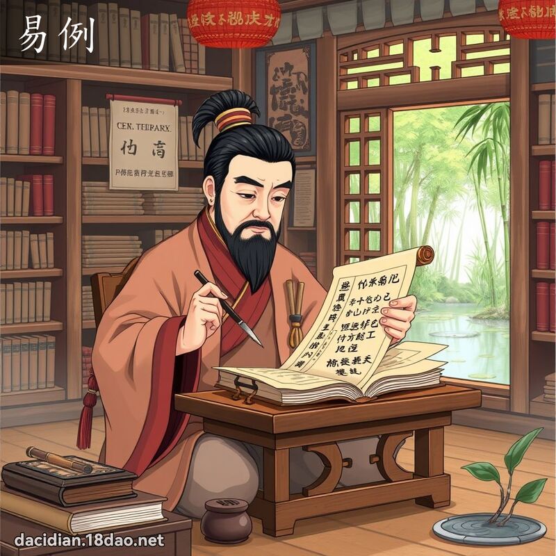 易例 - 国语大辞典配图