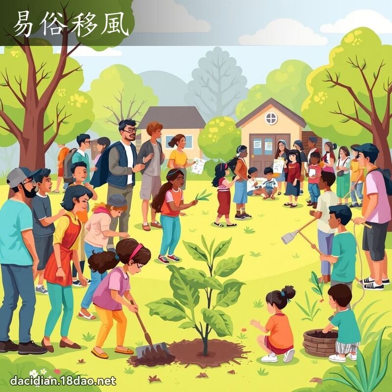 易俗移風 - 國語大辭典配圖