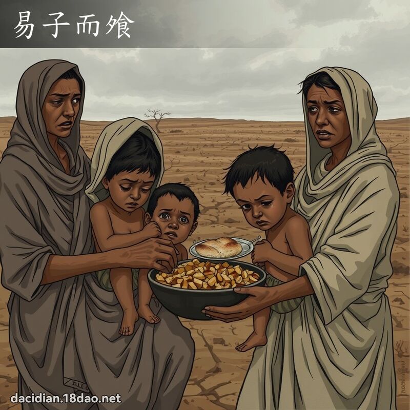 易子而飧 - 国语大辞典配图