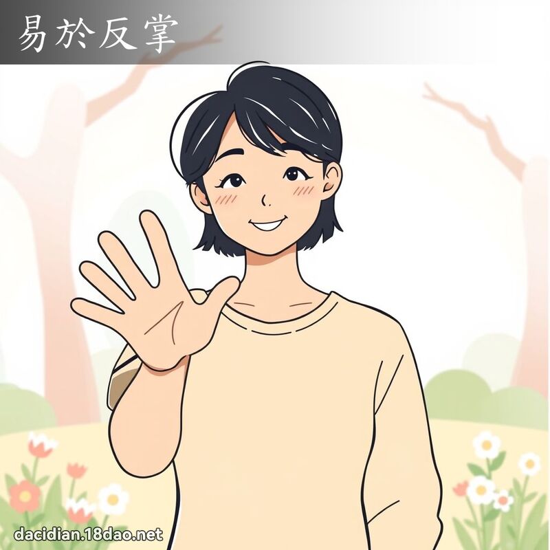 易於反掌 - 國語大辭典配圖