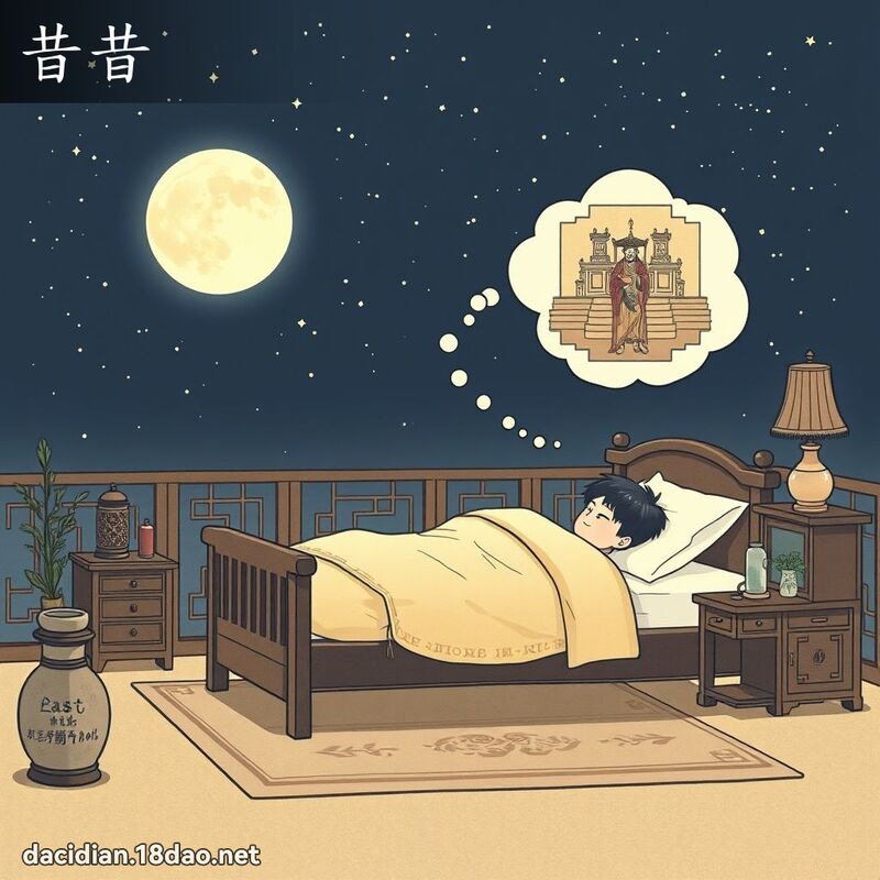 昔昔 - 國語大辭典配圖