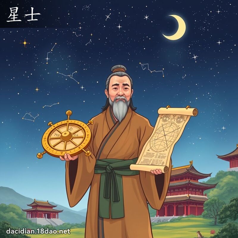 星士 - 国语大辞典配图
