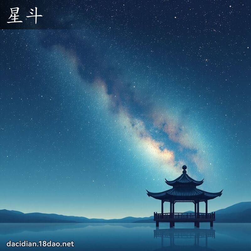 星斗 - 國語大辭典配圖