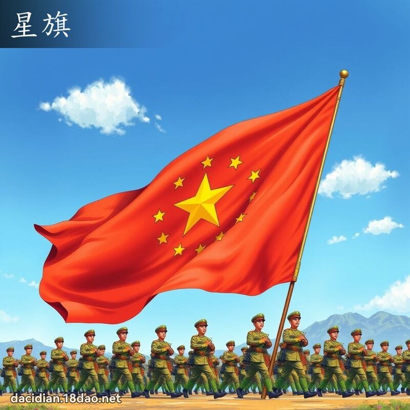 星旗 - 國語大辭典配圖