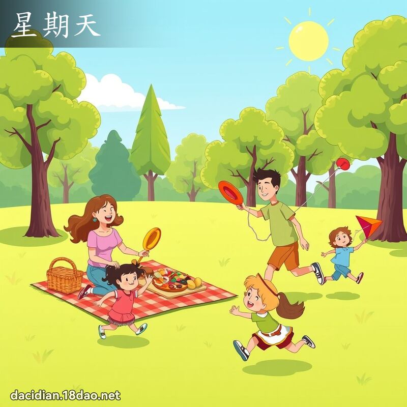 星期天 - 國語大辭典配圖