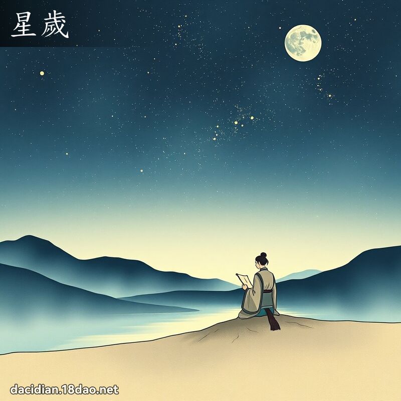 星岁 - 国语大辞典配图