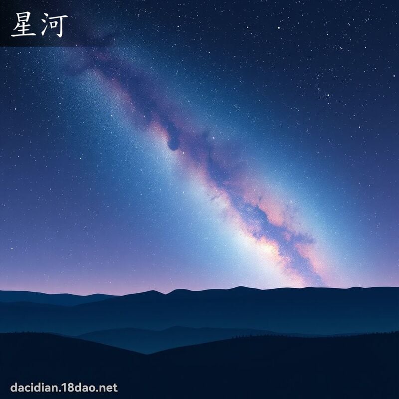 星河 - 国语大辞典配图
