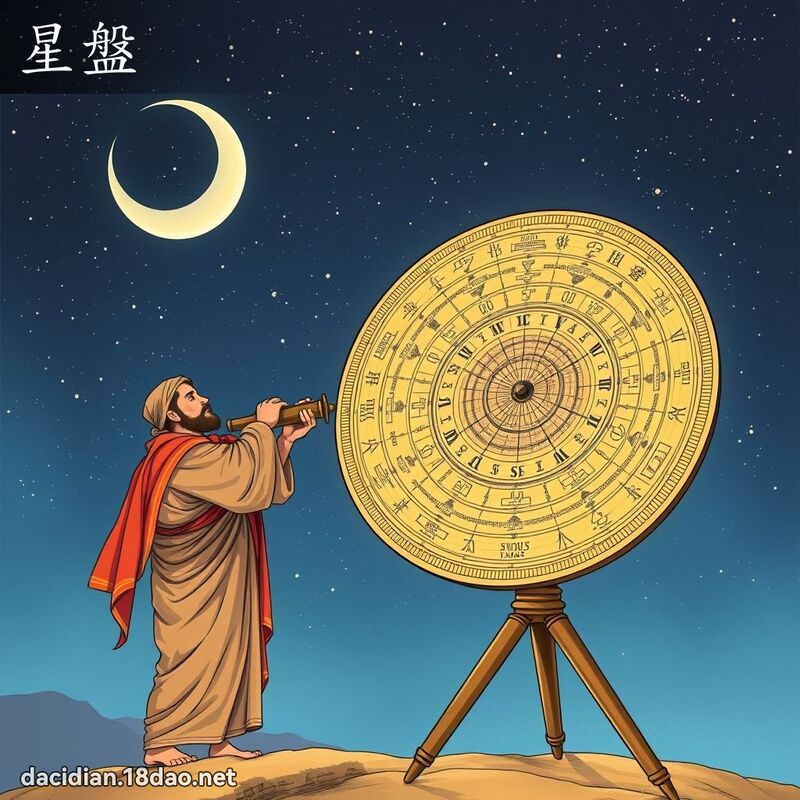 星盘 - 国语大辞典配图