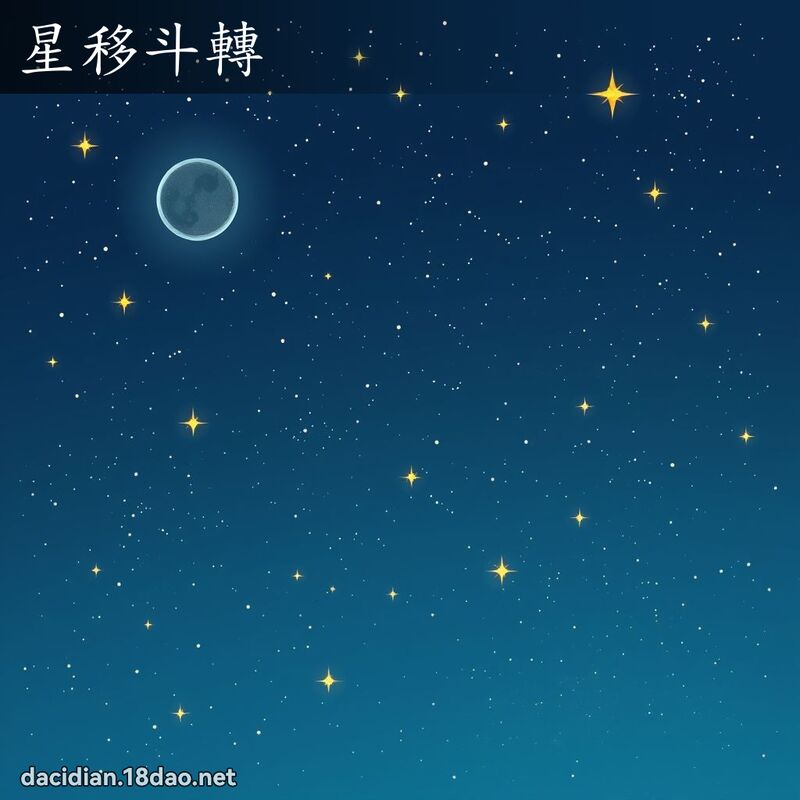 星移斗转 - 国语大辞典配图
