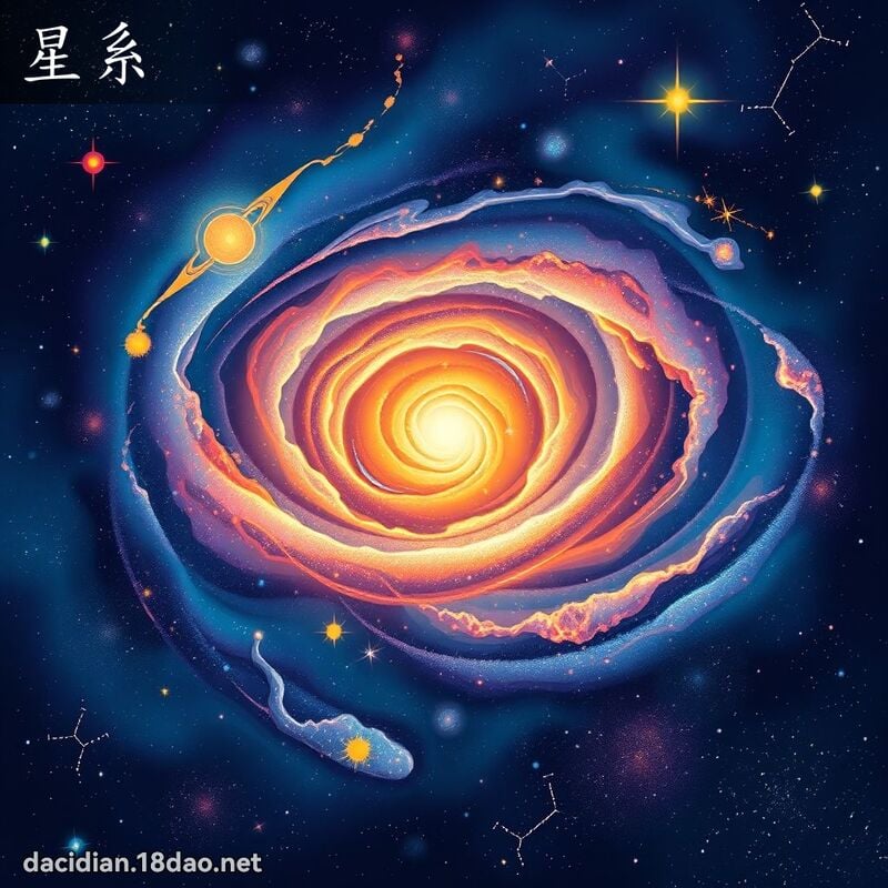 星系 - 国语大辞典配图