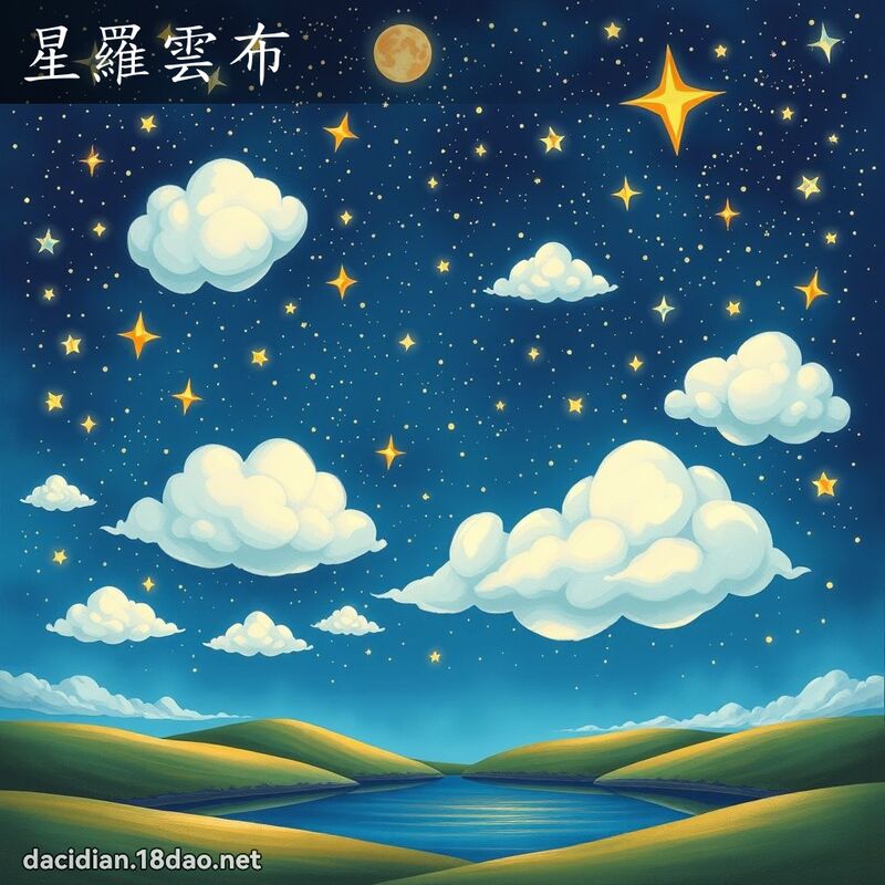 星罗云布 - 国语大辞典配图