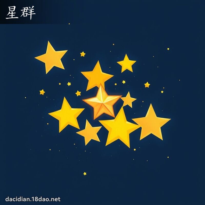 星群 - 國語大辭典配圖