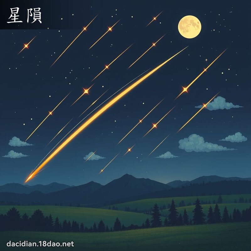 星隕 - 國語大辭典配圖