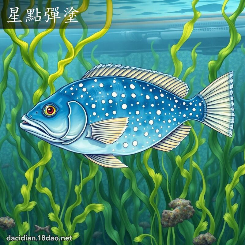 星點彈塗 - 國語大辭典配圖