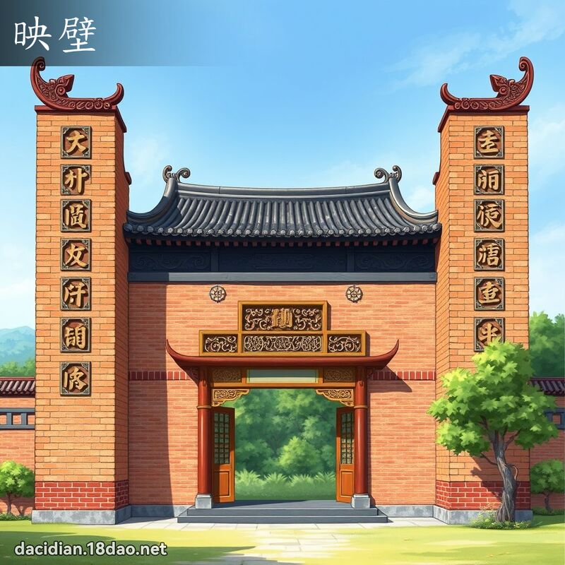 映壁 - 国语大辞典配图