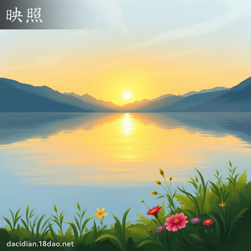 映照 - 國語大辭典配圖