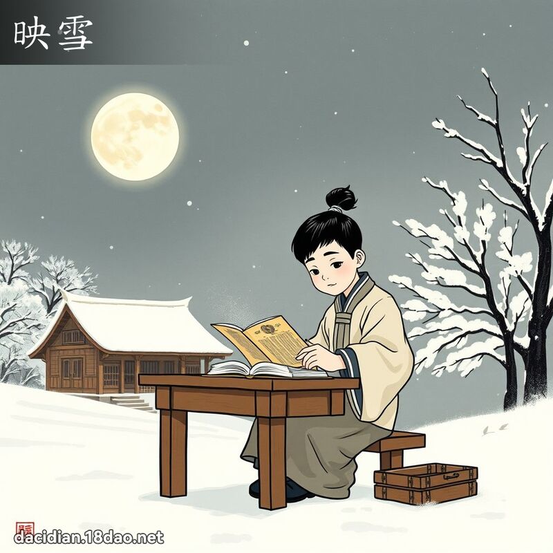映雪 - 国语大辞典配图