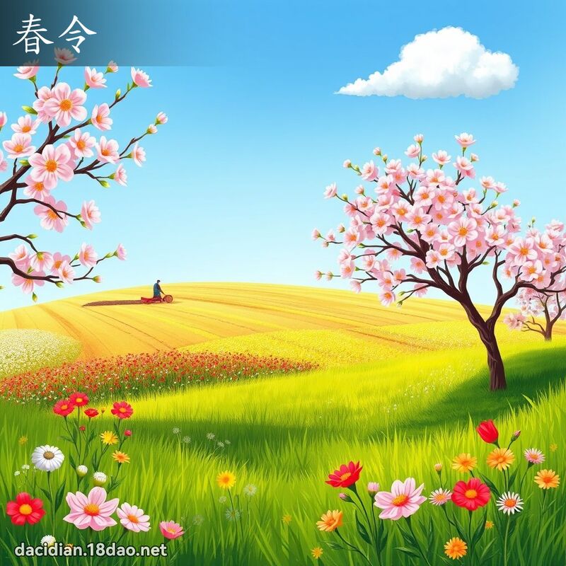 春令 - 國語大辭典配圖
