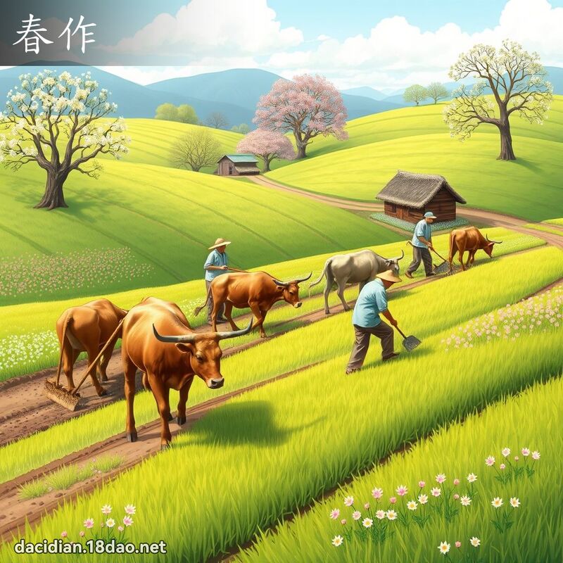 春作 - 國語大辭典配圖