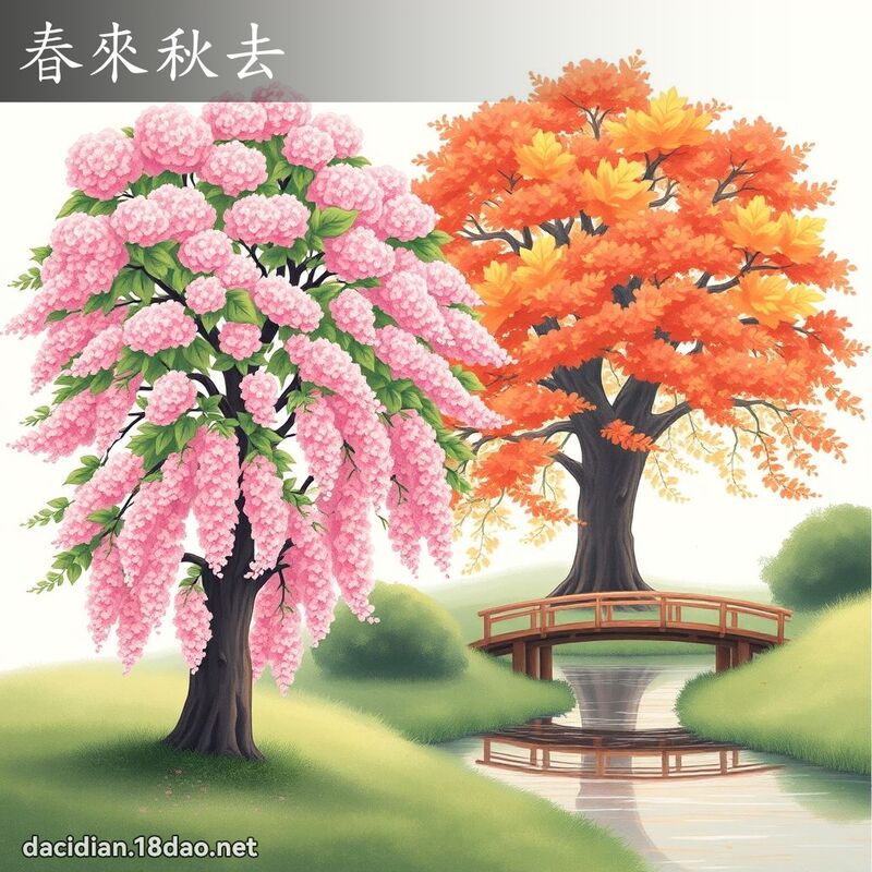 春來秋去 - 國語大辭典配圖
