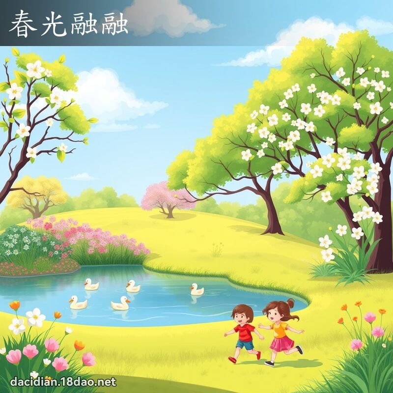 春光融融 - 国语大辞典配图