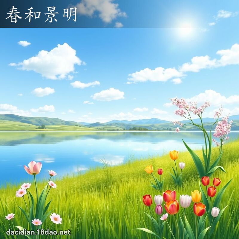 春和景明 - 国语大辞典配图