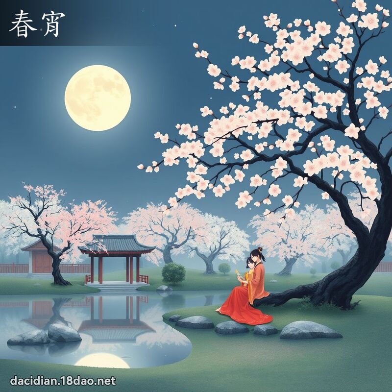 春宵 - 國語大辭典配圖