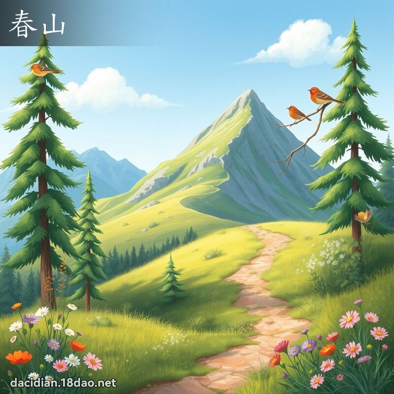 春山 - 国语大辞典配图
