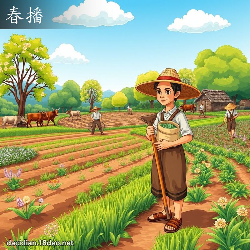 春播 - 国语大辞典配图