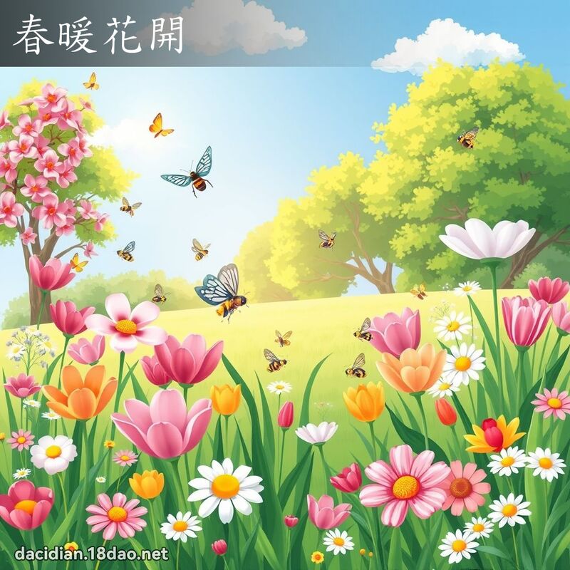 春暖花开 - 国语大辞典配图