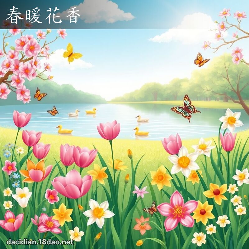春暖花香 - 国语大辞典配图