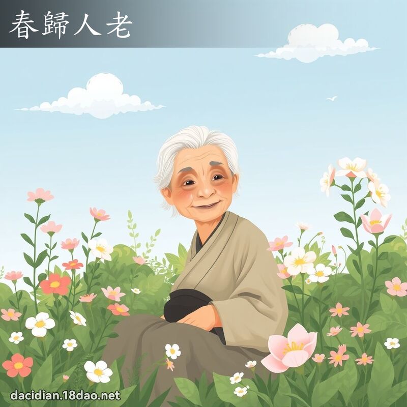 春歸人老 - 國語大辭典配圖
