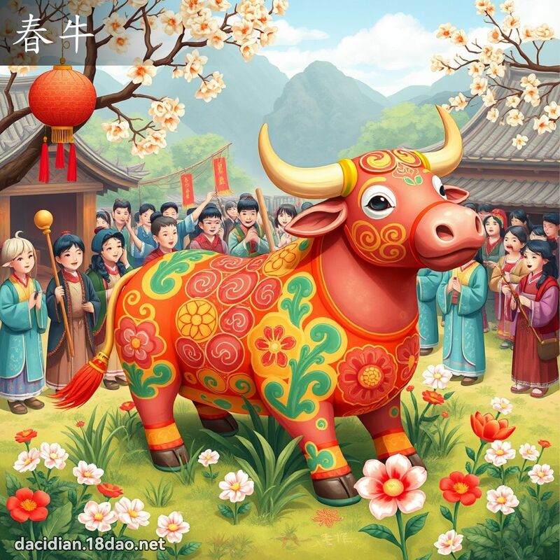 春牛 - 国语大辞典配图