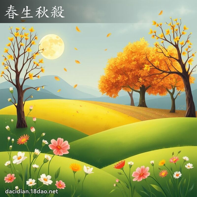 春生秋杀 - 国语大辞典配图
