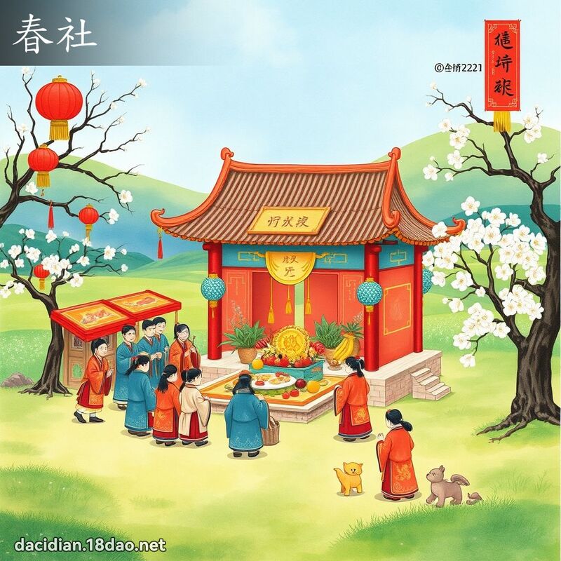 春社 - 国语大辞典配图