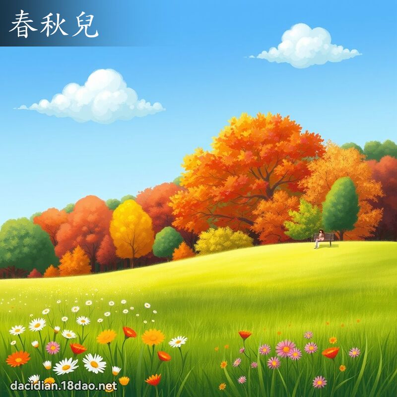 春秋儿 - 国语大辞典配图