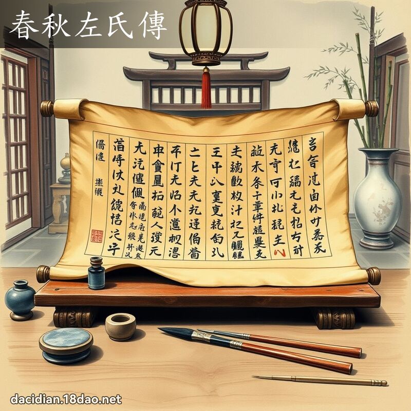 春秋左氏传 - 国语大辞典配图
