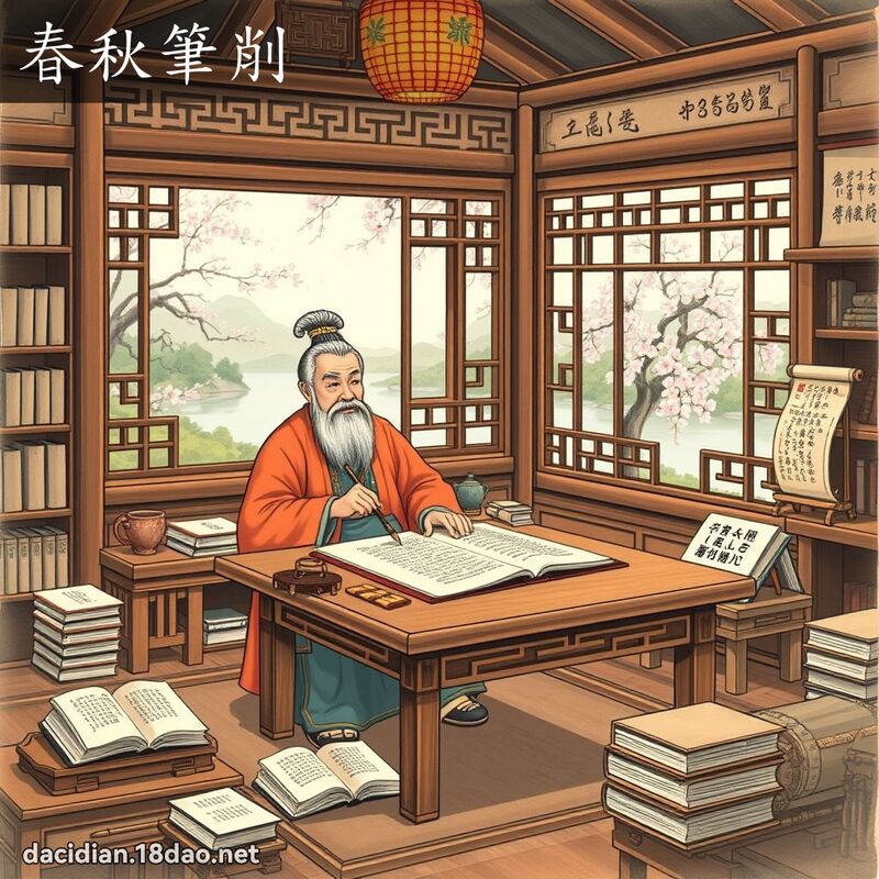 春秋笔削 - 国语大辞典配图