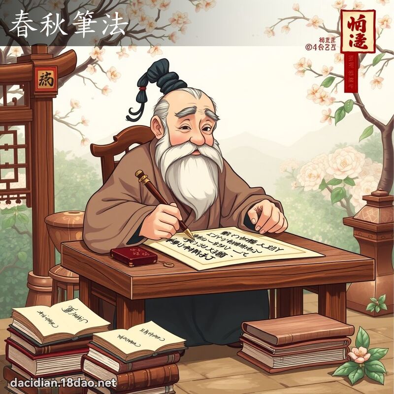 春秋筆法 - 國語大辭典配圖