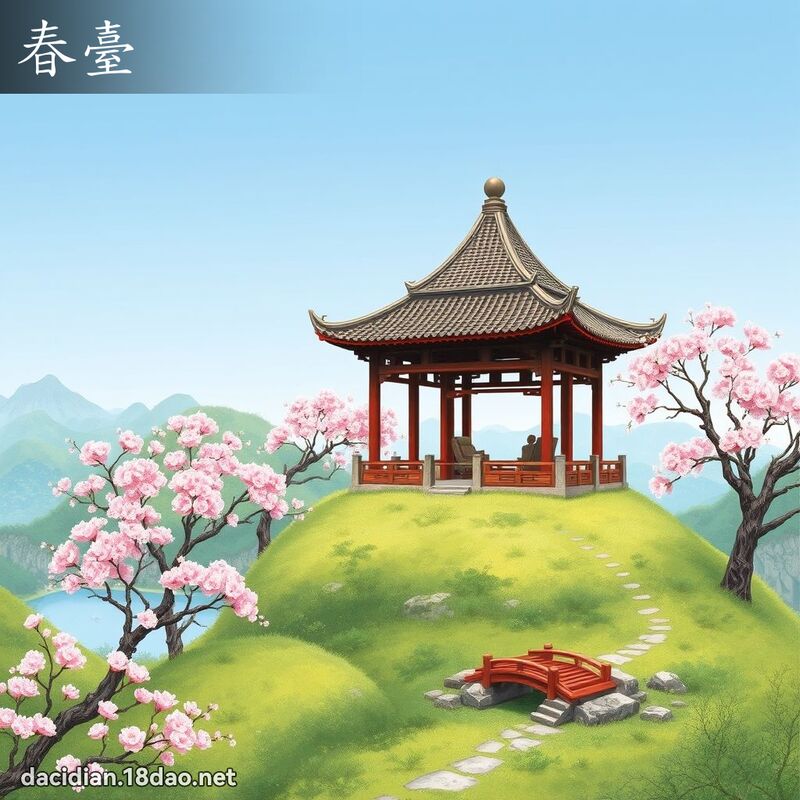 春台 - 国语大辞典配图
