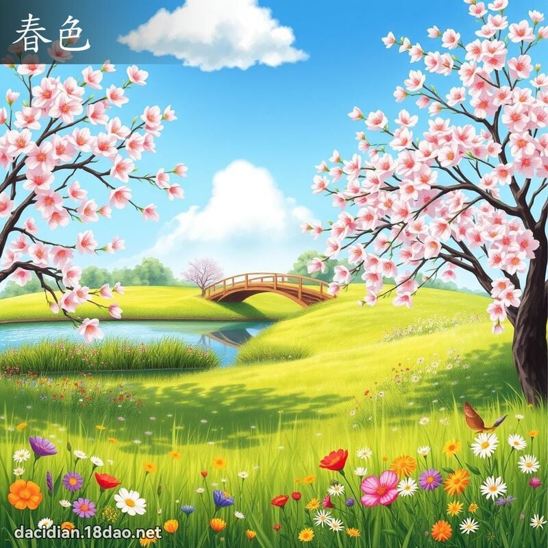 春色 - 国语大辞典配图