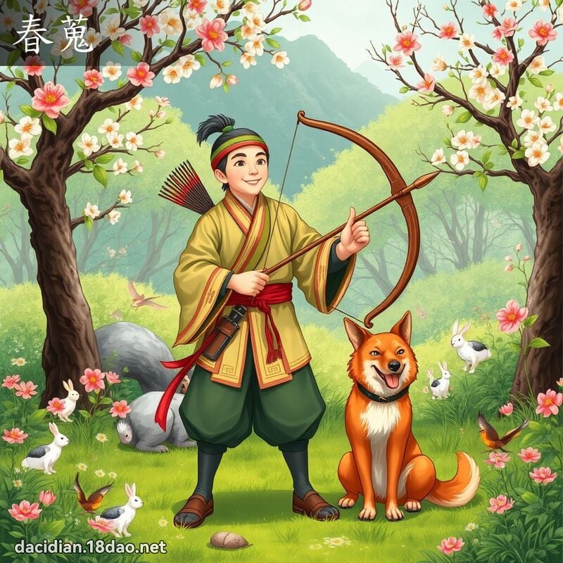 春蒐 - 国语大辞典配图
