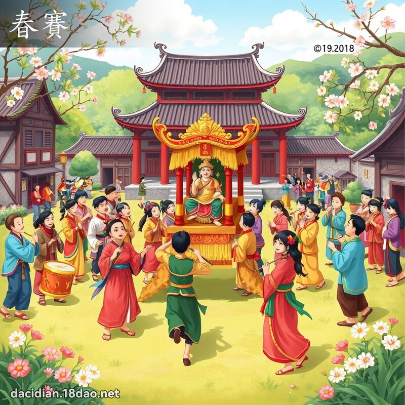 春賽 - 國語大辭典配圖