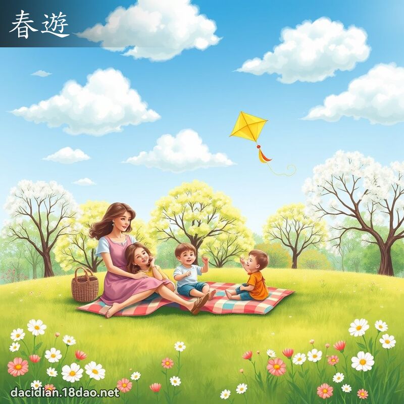 春遊 - 國語大辭典配圖