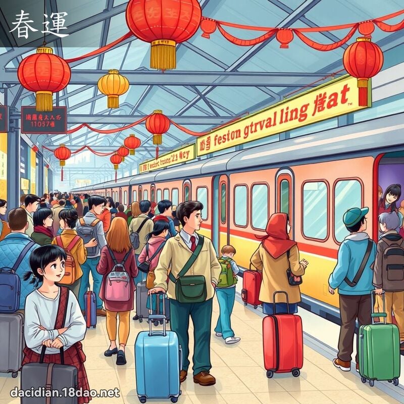 春运 - 国语大辞典配图