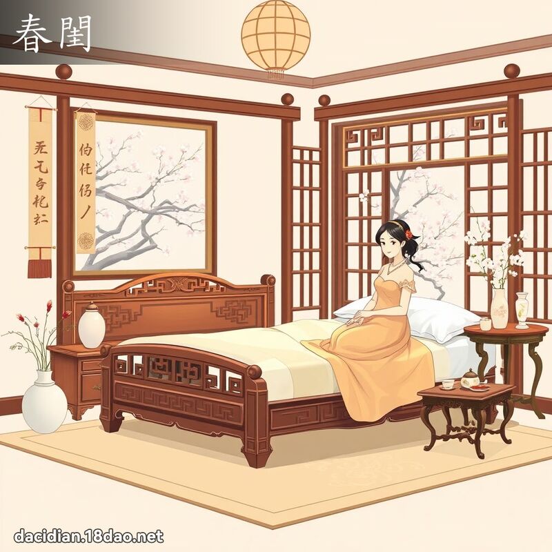 春閨 - 國語大辭典配圖