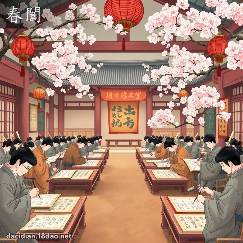 春闈 - 国语大辞典配图