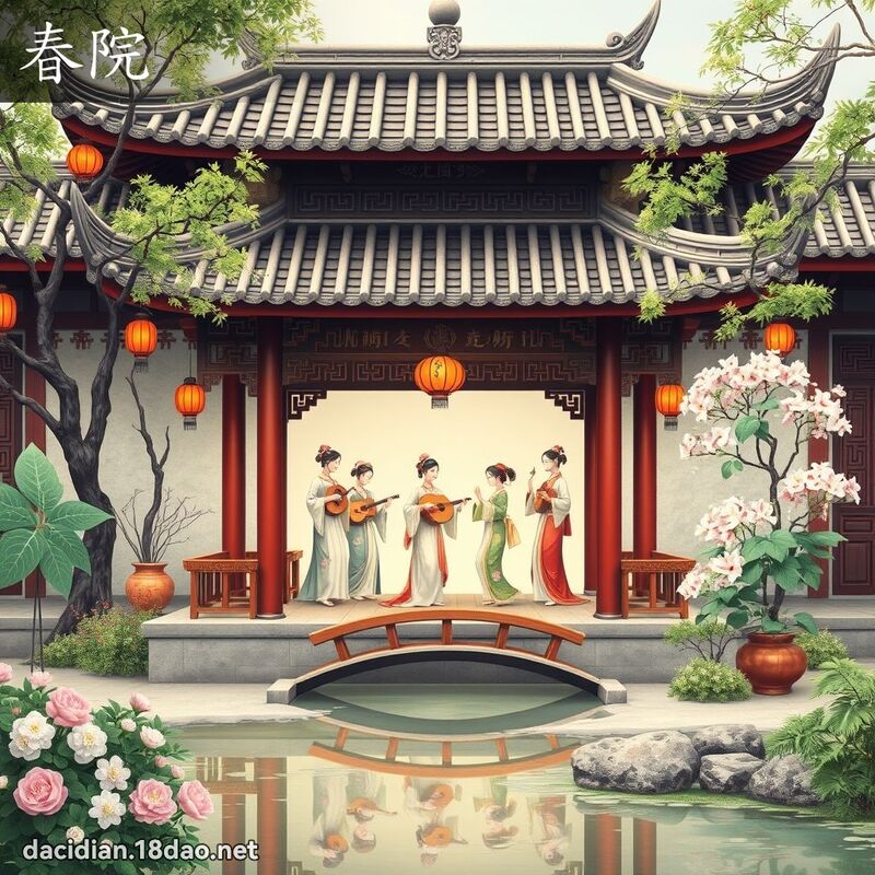 春院 - 国语大辞典配图