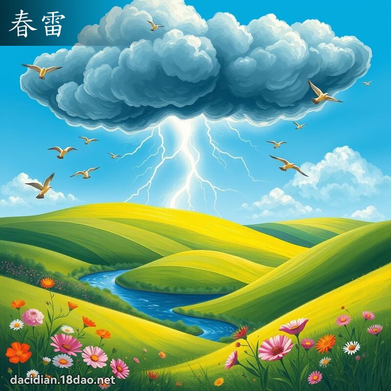 春雷 - 国语大辞典配图